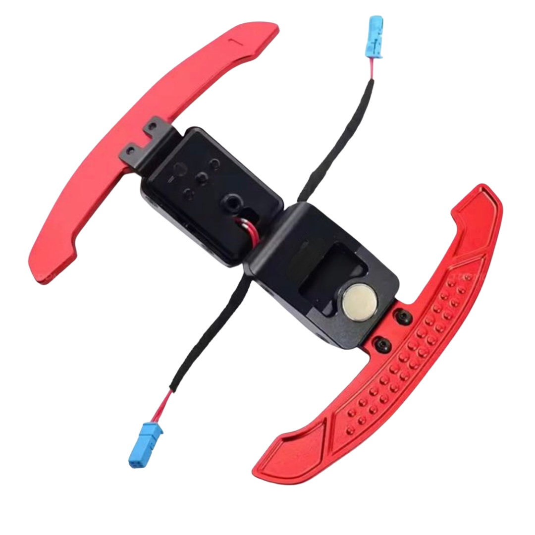 Red aluminium magnetic paddles